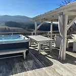 Koperkowy Raj Beskid Wyspowy Malopolska Jacuzzi Playroom Ferienhaus Laskowa (Limanowa)